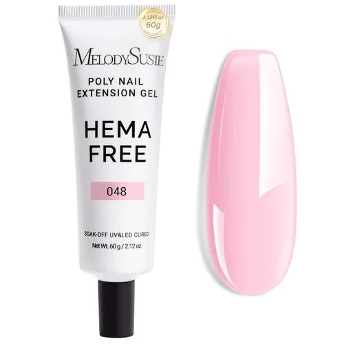 Vista 11 de MelodySusie Gel Poly, 60 g libre de Hema, gel para extensión de uñas, espesante de uñas, gel constructor curado con lámpara UV, diseño artístico