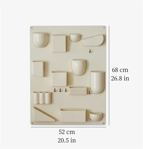 Vista 3 de Floationg - Estante de pared para guardar bolígrafos de escritorio, estante de pared multiusos con decoración, adecuado para sala de estar Negro