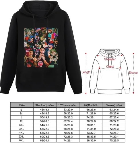 Vista 2 de Sudadera con capucha de manga larga para hombre, con estampado 3D, con cordón gráfico de moda