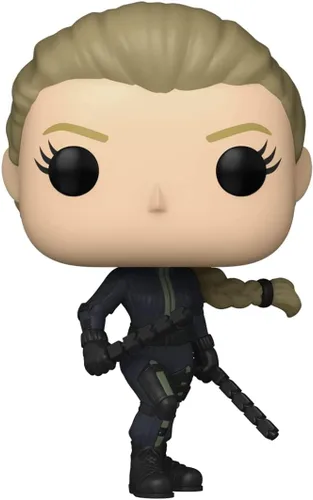 Vista 6 de POP Marvel: Hawkeye – Yelena Belova [Black Widow] Funko Figura de vinilo (paquete con funda protectora de caja compatible)