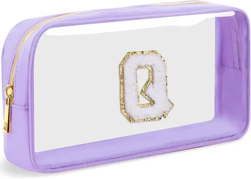 Vista 54 de Bolsa de Maquillaje Transparente Pequeña Bolsa de Cosméticos Bolsa de Viaje de Artículos de Aseo Bolsa Transparente con Cremallera Bolso Organizador