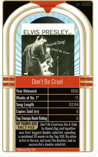 Vista 4 de Top Trumps Elvis Presley Top 30 Juego de cartas