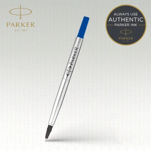 Vista 2 de Parker Recambio de bolígrafo roller, punta fina, tinta azul QUINK, 1 unidad