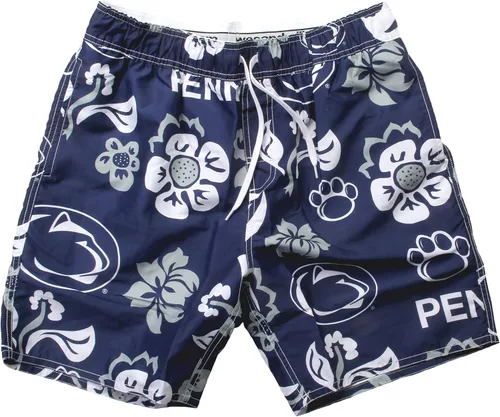 Vista 8 de Wes and Willy NCAA Traje de baño floral para hombre