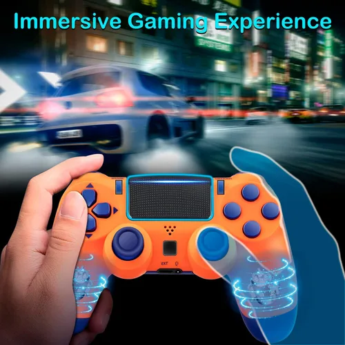 Vista 4 de Wiv77 Controlador inalámbrico compatible con el controlador PS4 el controlador pa4 funciona con el controlador Playstation 4 control remotomandomate