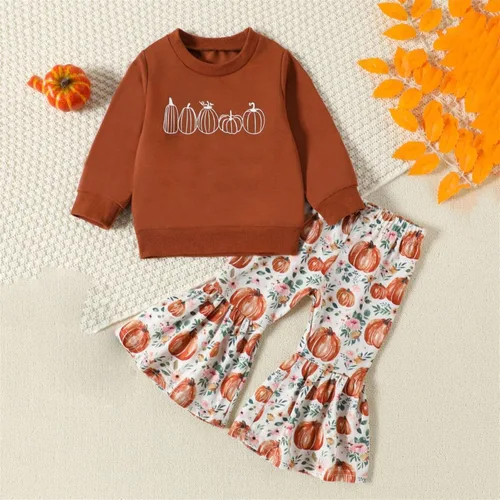 Vista 5 de Ropa para niñas pequeñas, traje de algodón suave y cálido con cuello redondo y manta de recepción con diadema para niña