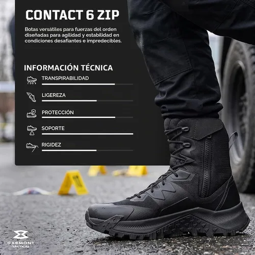 Vista 2 de GARMONT TACTICAL Contact 6 Botas de poliéster con cremallera