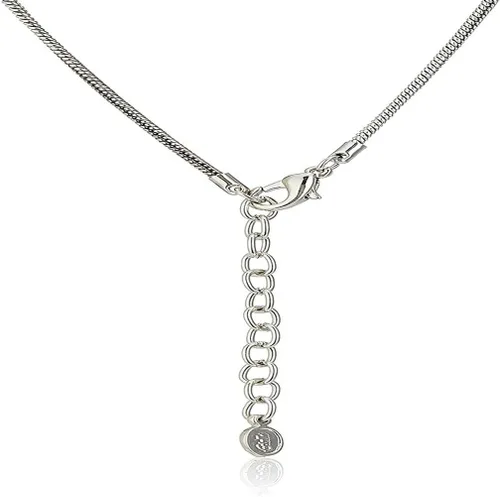 Vista 7 de Slaksworld - Juego de collar con colgante de geometría azul chapado en rodio para mujeres y niñas, diamantes multicolores americanos, cadena