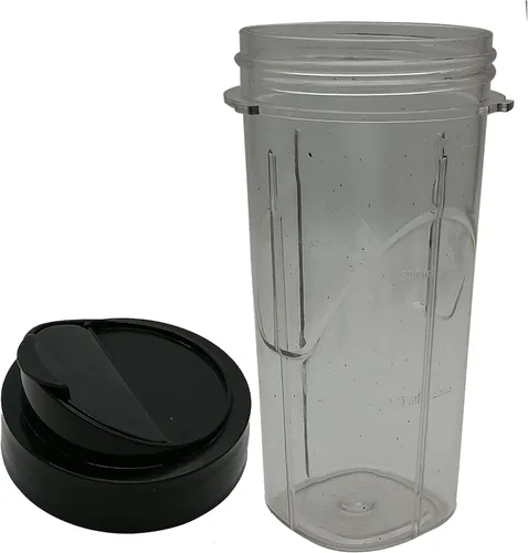 Vista 3 de Vaso Blend-N-Go de repuesto de 24 onzas con tapa, compatible con Oster Pro Blade: licuadoras Oster Pro 1200 (BLSTMB-CBG, BLSTMB-CBF, BLSTMB-BBG) (2)