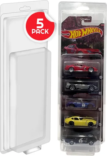 Vista 3 de Protector de vitrina compatible con Hot Wheels 1/64, fundida a presión