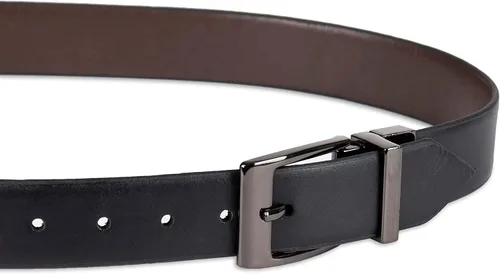 Vista 4 de Dockers Cinturón reversible 2 en 1 para niños, versátil para la escuela, casual y ropa de vestir