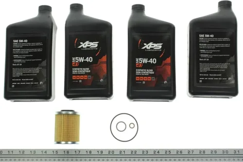 Vista 2 de Can-Am OEM 4T 5W-40 mezcla sintética kit de cambio de aceite Rotax 900 ACE, 9779260