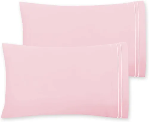Vista 8 de Mejoroom Hotel Luxury Queen - Fundas de almohada de microfibra de 20 x 30 pulgadas, juego de 2 fundas de almohada suaves, acogedoras y transpirables