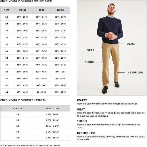Vista 4 de Dockers City Tech - Pantalones de corte recto Smart 360 Tech para hombre