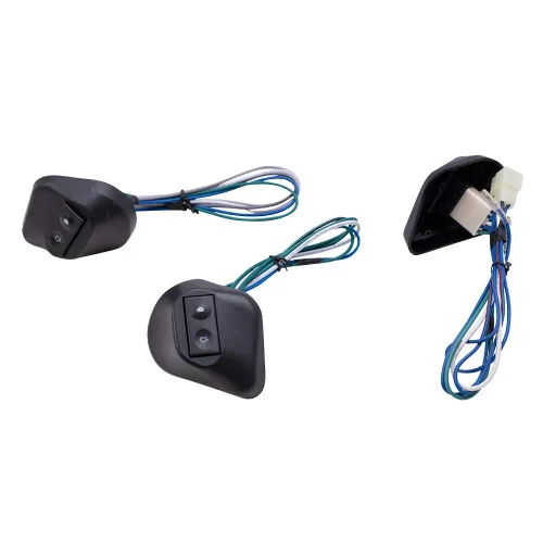 Vista 4 de Brock Kit de interruptor universal de repuesto para ventana eléctrica, diseño en ángulo con biseles y cableado, compatible con camionetas de 4