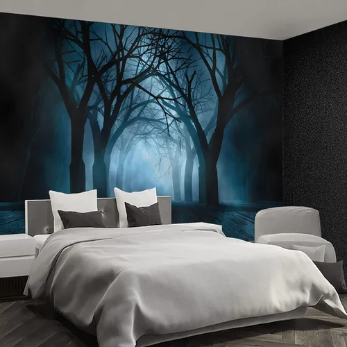 Vista 100 de Papel tapiz espacial 3D para dormitorio, murales de pared extra grandes para sala de estar, 151 x 105 pulgadas (no se puede despegar ni pegar)