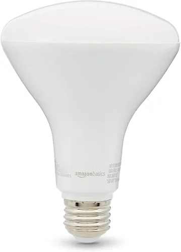 Vista 2 de Amazon Basics Bombillas LED BR30, eficiencia energética, regulables, base estándar E26, equivalente a 65 vatios, 11 W, vida útil de 10.000 horas