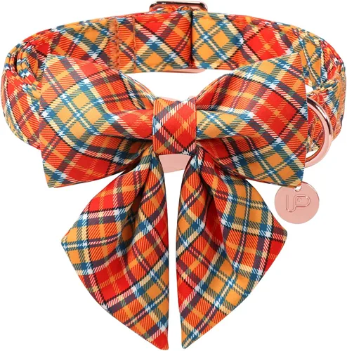 Vista 40 de Collar patriótico para perro con pajarita, collar de perro con lazo del 4 de julio, collar de bandera estadounidense para cachorros, machos