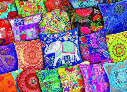 Vista 2 de EuroGraphics 6000-5470 Indian Pillows 1000Piece Puzzle
