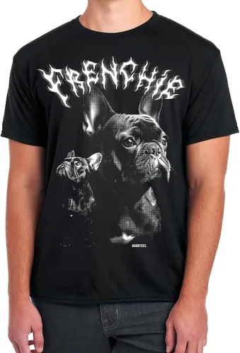 Vista 2 de Camiseta de metal pesado para amantes de los perros, dueños de perros, divertidas camisetas gráficas para perros y madres para hombres y mujeres