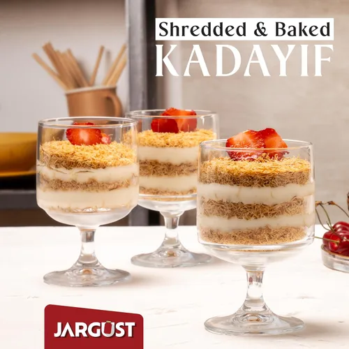 Vista 3 de Kataifi horneado y rallado a granel 10 libras, masa de fillo rallada, masa de pastelería, katayif picado, ingrediente para The Viral Dubai Pistachio