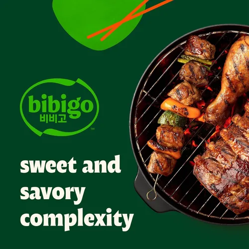 Vista 6 de BIBIGO salsa barbacoa coreana, frasco de 16.9 onzas.