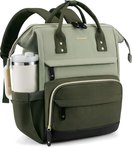 Vista 38 de LOVEVOOK Mochila para laptop para mujer, 15,6 pulg., Tradicional