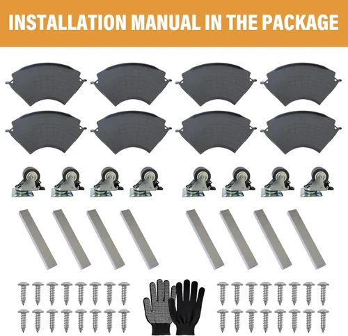 Vista 6 de Paquete de 2 soportes rodantes para plantas con ruedas, 15-21 pulgadas, ajustable, resistente, con ruedas para macetas de interior y exterior