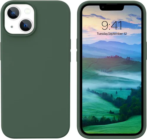 Vista 23 de GUAGUA Funda compatible con iPhone 17 Pro Max de 6.9 pulgadas, silicona líquida, goma de gel suave, delgada, forro de microfibra delgada
