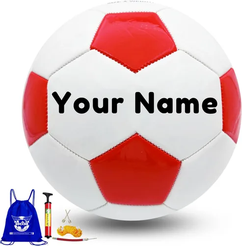 Vista 8 de Balón de fútbol personalizado tamaño 3/4/5, regalo de pelota de fútbol personalizada con nombre o texto para entrenador, hijo, hija, papá, mamá