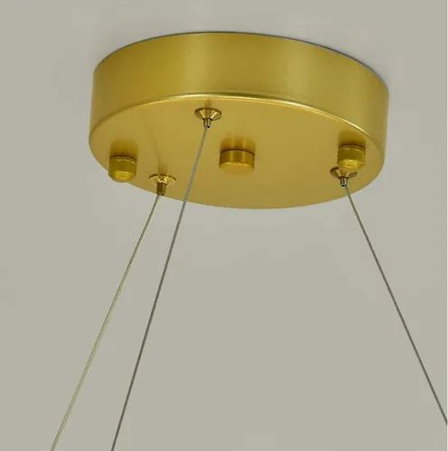Vista 7 de Modern Glass Chandelier Led Source Spherical During Light Adjustable Height Round Ceiling Light Transparent Chandelier Lamp For Living Room