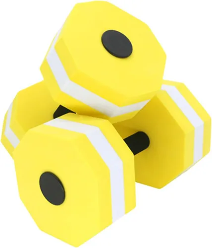 Vista 3 de Mancuernas de agua para aeróbic acuático y fitness, equipo de yoga, 1 unidad, cinturón de flotabilidad para esnórquel