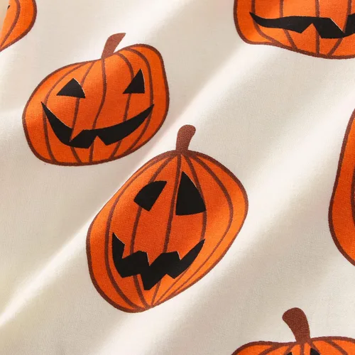 Vista 7 de Mameluco de gran tamaño para bebé niña niño disfraz de Halloween sudadera de calabaza mameluco de burbujas