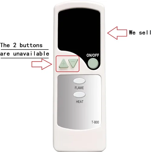 Vista 2 de Repuesto para calentador eléctrico de chimenea Twin Star a control remoto 23EF003GRA 28EF003GRA 33EF003GRA