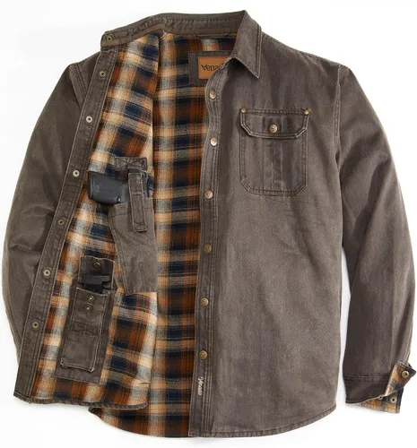Vista 2 de Venado Chaqueta de gamuza de algodón oculta