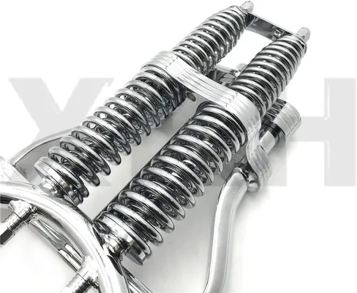 Vista 5 de SMT- BOBBER EXTREMO DELANTERO DE MUELLE Cromado Compatible con -4" BAJO STOCK H-D Arqueado [B07M8P8169]