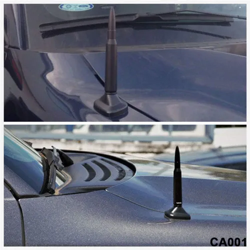 Vista 7 de Antena universal de repuesto para vehículo de automóvil compatible con Ford F150 F250 F350 Super Duty Raptor Dodge RAM 1500 2500 3500 (negro)