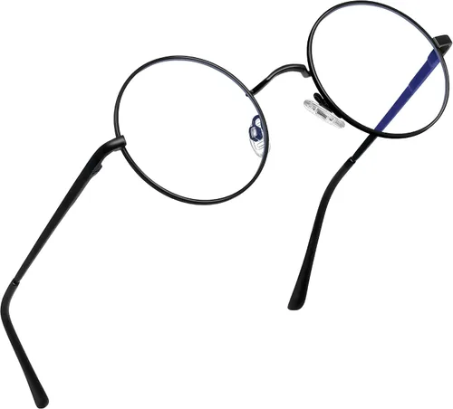 Vista 12 de Joopin - Anteojos de sol retro pequeños redondos hippie con círculo polarizado, protección UV400, metal, para hombres y mujeres