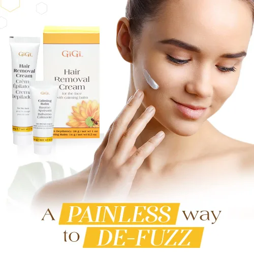 Vista 4 de Crema de depilación GiGi para la cara y set de bálsamo calmante