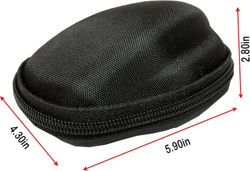 Vista 6 de CANTOO Funda rígida de viaje para mouse Logitech MX Master 3 / 3S / 2S / Advanced, mouse inalámbrico, bolsa de almacenamiento protectora