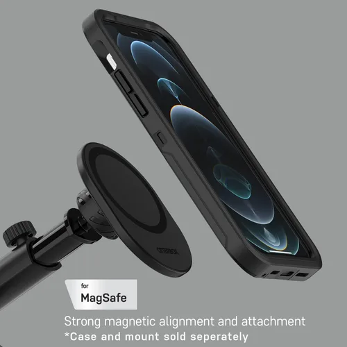 Vista 3 de OtterBox Soporte para parabrisas y tablero de coche Performance para MagSafe - Negro