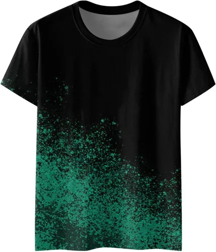 Vista 3 de Camisetas de verano para adolescentes, camisetas de algodón de manga corta con estampado de girasol para mujer