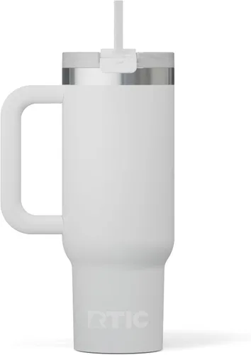 Vista 12 de RTIC Vaso Tumbler de Viaje por Carretera de 30 oz con Doble Pared Revestido de Cerámica Aislado Taza Portátil de Café de Viaje de Acero Inoxidable