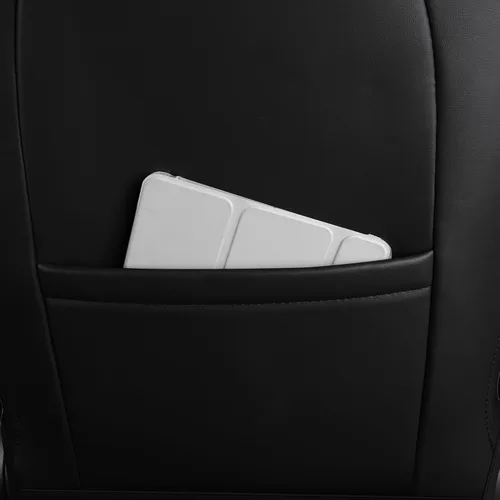 Vista 5 de Funda de asiento para modelo 3 2017 2018 2019 2020 2021 2022 2023, funda de asiento personalizada para Tesla Model 3, compatible con bolsa de aire