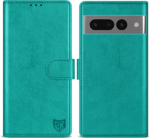 Vista 33 de ZZXX Funda tipo cartera para Google Pixel 7 con bloqueo RFID, ranura para tarjetas, función atril, cierre magnético, funda protectora de cuero
