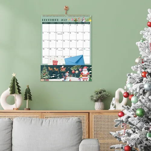 Vista 2 de Calendario de pared 2027 - 11.4 x 14.5 pulgadas, 12 meses desde enero