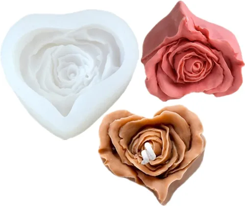 Vista 12 de 2 Piezas Pequeño Molde de Girasol de Silicona para Decoración de Fondant, Chocolate, Caramelo, Pastel, Vela, Jabón, Hornear, Pasta de Polímero