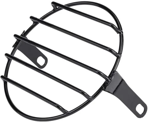 Vista 5 de Cubierta universal de 6.5 pulgadas para parrilla de faros delanteros de motocicleta para Cruiser Chopper Cafe Racer (#1)