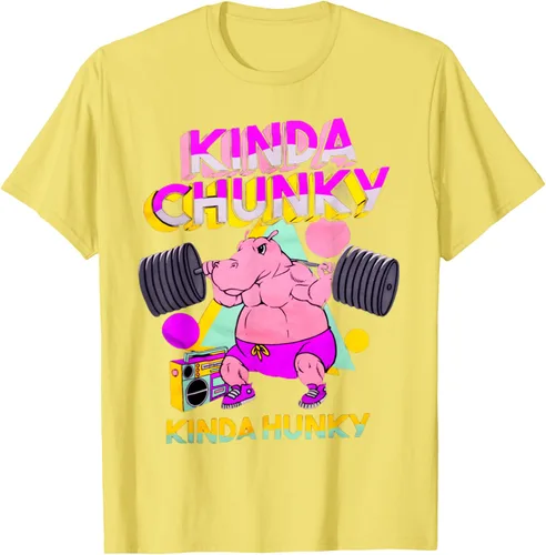 Vista 72 de Kinda Chunky Kinda Hunky, camiseta de gimnasio para culturismo, Negro