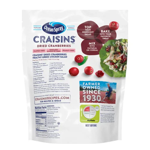 Vista 5 de Ocean Spray Craisins Arándanos secos; racimo de frutas